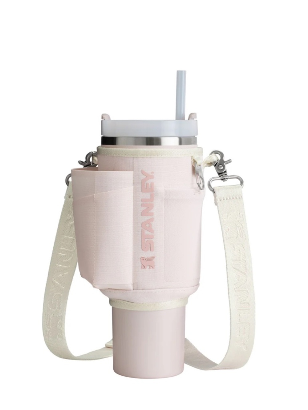 Stanley The All Day 40 oz Quencher Carry All NIB Rose